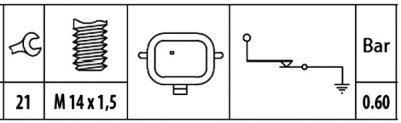 HELLA Öldruckschalter