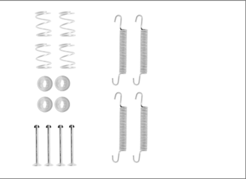 HELLA Accessory Kit, parking brake shoes