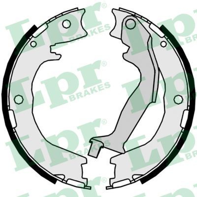 LPR Brake Shoe Set, parking brake