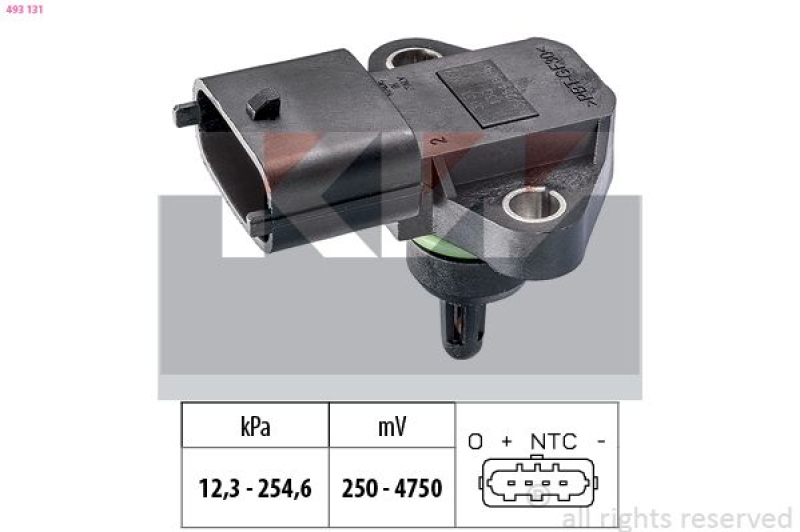 KW Luftdrucksensor, Höhenanpassung Made in Italy - OE Equivalent