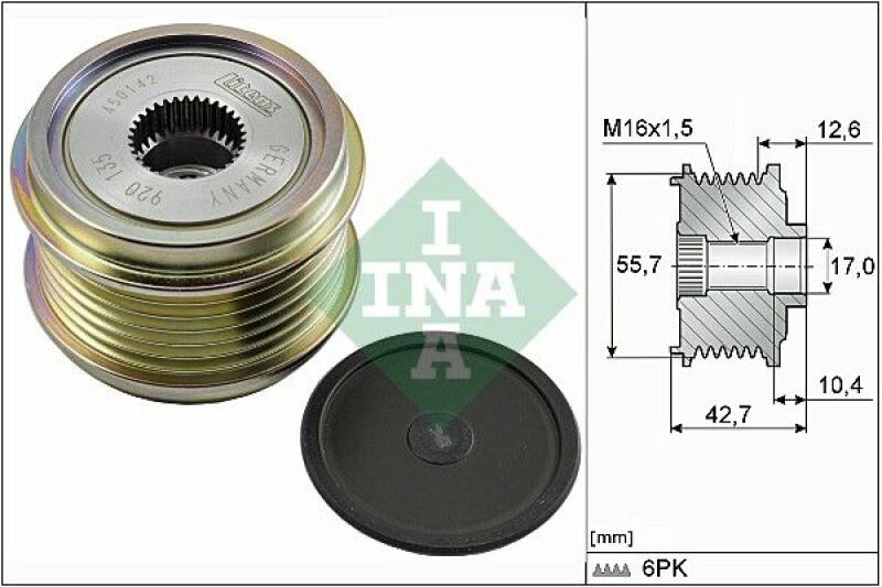 INA Alternator Freewheel Clutch