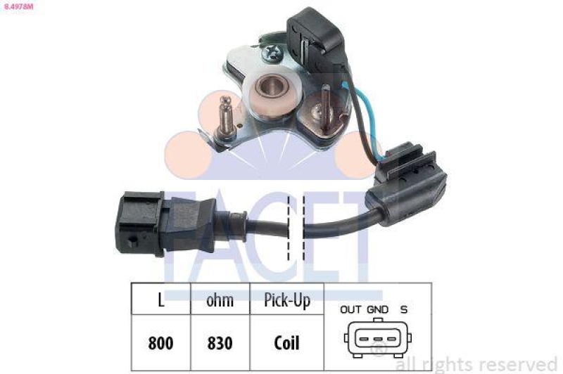 FACET Sensor, Zündimpuls Made in Italy - OE Equivalent