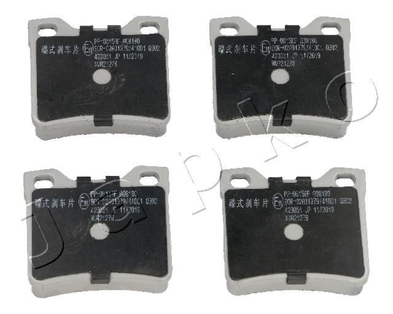 JAPKO Brake Pad Set, disc brake