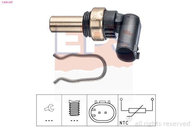 EPS Sensor, Kühlmitteltemperatur Made in Italy - OE Equivalent