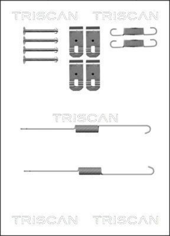 TRISCAN Accessory Kit, brake shoes