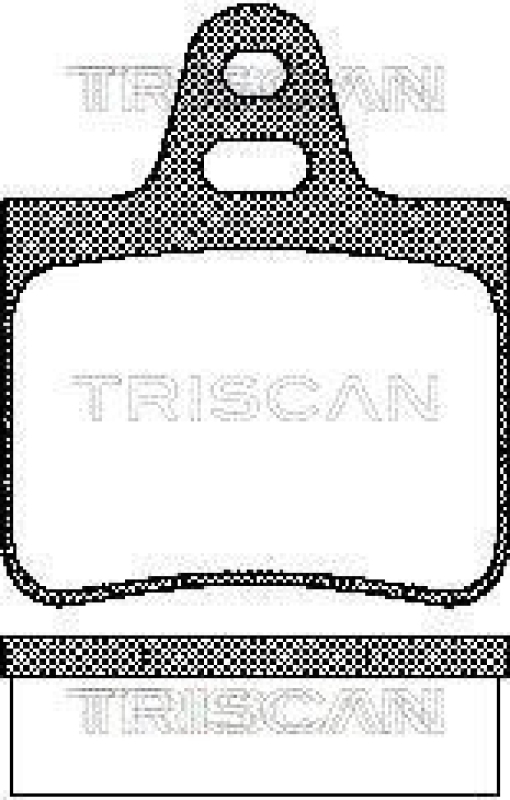 TRISCAN Bremsbelagsatz, Scheibenbremse 8110 38783