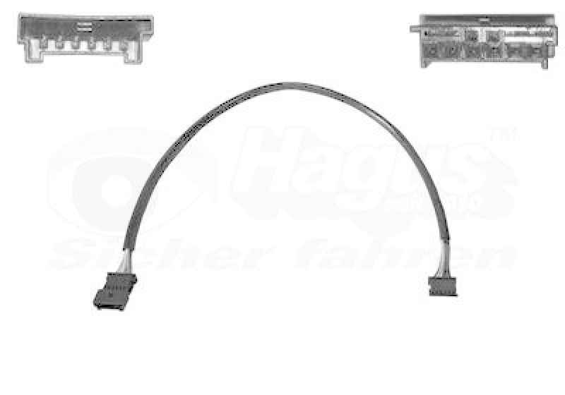 VAN WEZEL Anschlussleitung, Au&szlig;enspiegel * HAGUS *