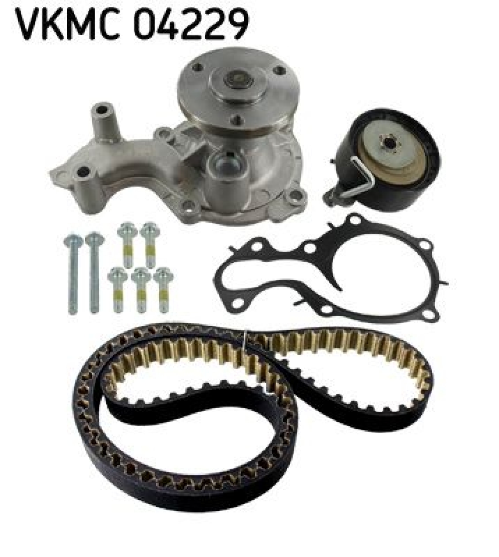 SKF Wasserpumpe + Zahnriemensatz VKMC 04229