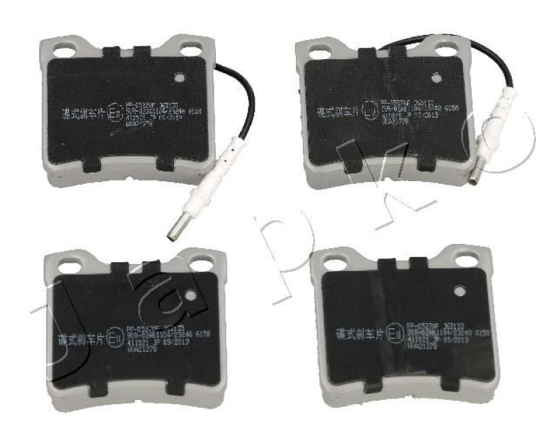 JAPKO Brake Pad Set, disc brake
