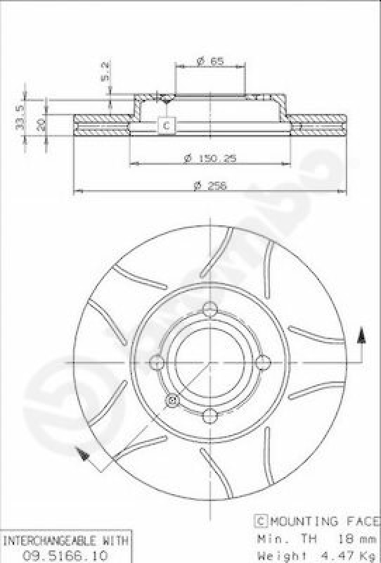 2x BREMBO Brake Disc XTRA LINE - Max