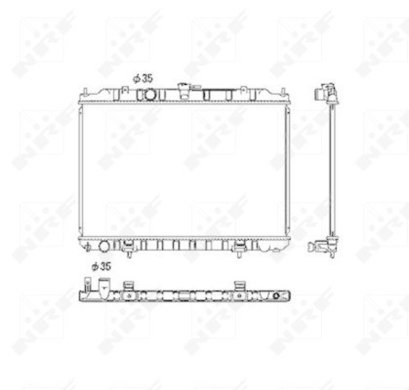 NRF Radiator, engine cooling