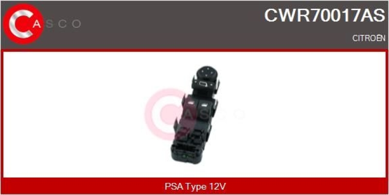 CASCO Switch, window regulator