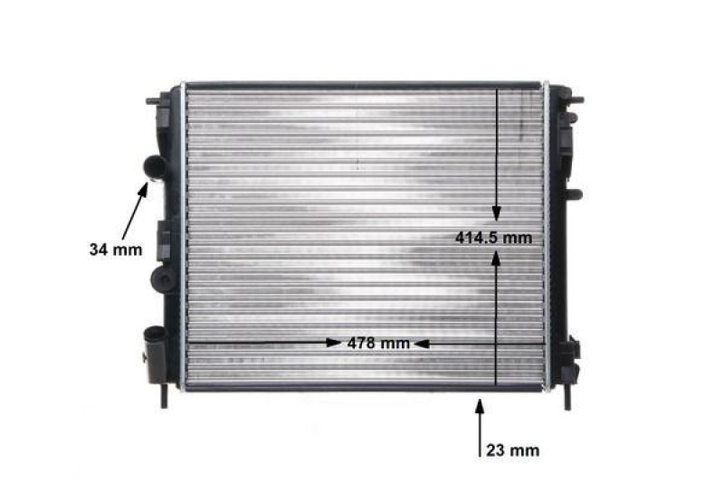 MAHLE Radiator, engine cooling BEHR