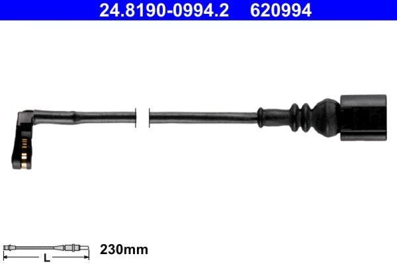 ATE Warning Contact, brake pad wear