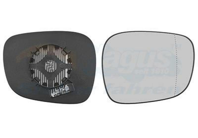 VAN WEZEL Mirror Glass, outside mirror HAGUS