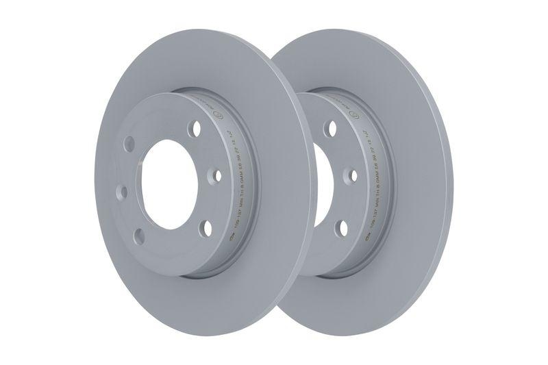 ATE Bremsscheiben 247mm + Ceramic Bremsbel&auml;ge Hinten passend f&uuml;r Pe...