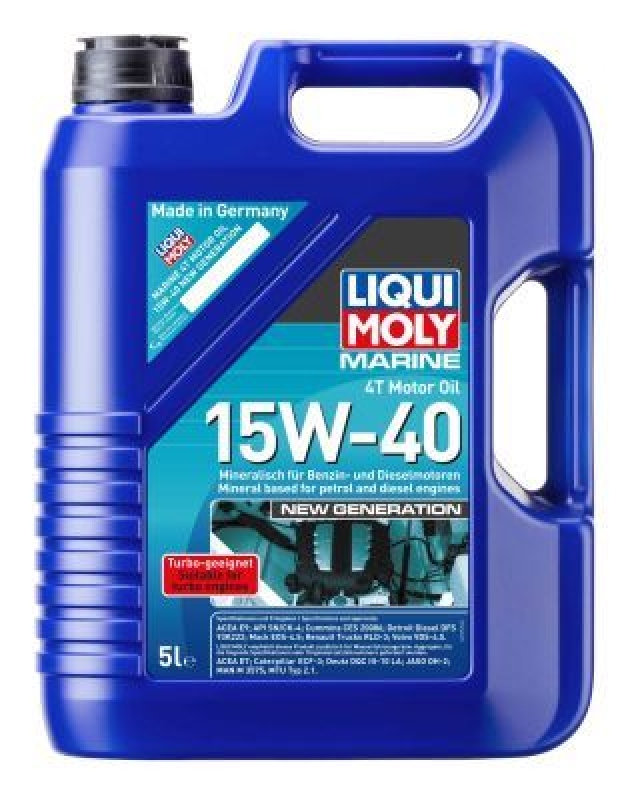 LIQUI MOLY Motoröl Marine 4T Motor Oil 15W-40 New Generation