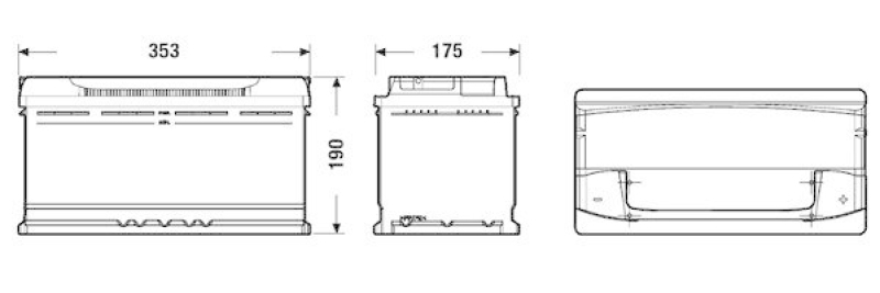 EXIDE Starterbatterie PREMIUM