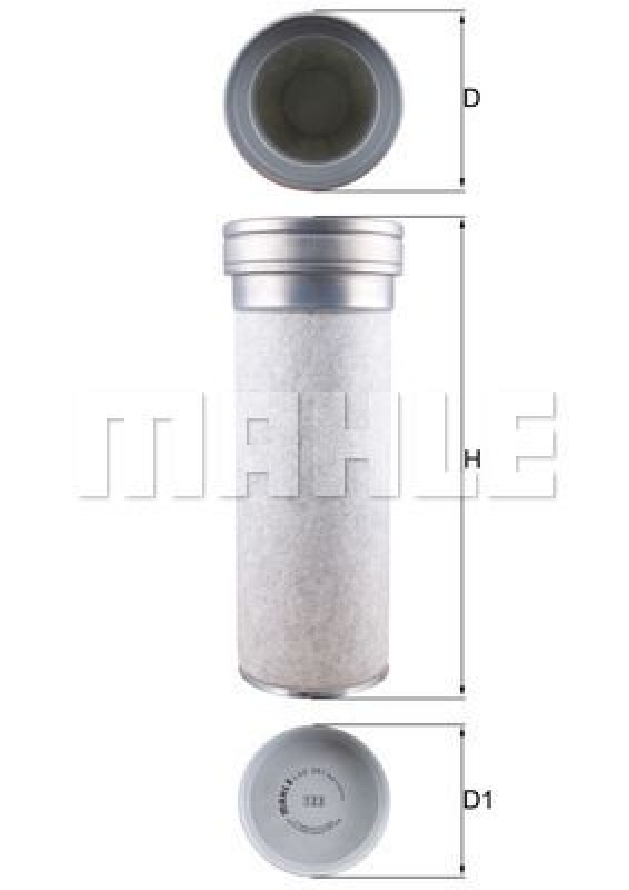 MAHLE Sekund&auml;rluftfilter LXS 361