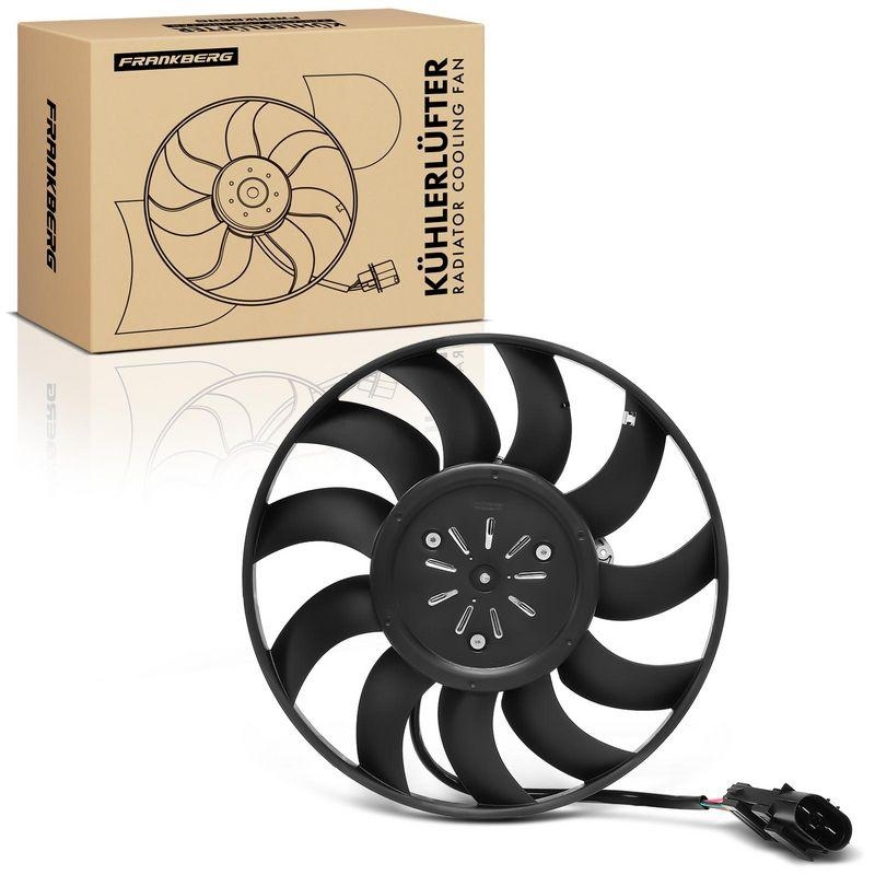 1x Frankberg Motork&uuml;hler Einfachl&uuml;fter ohne K&uuml;hlerl&uuml;fterrahmen passend f&uuml;r VW Touareg 7L6 7L7 7LA Q7 Q7 Van 4LB 6.0L 5481FB0043437