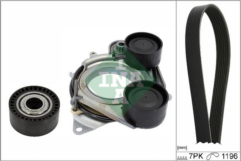INA V-Ribbed Belt Set
