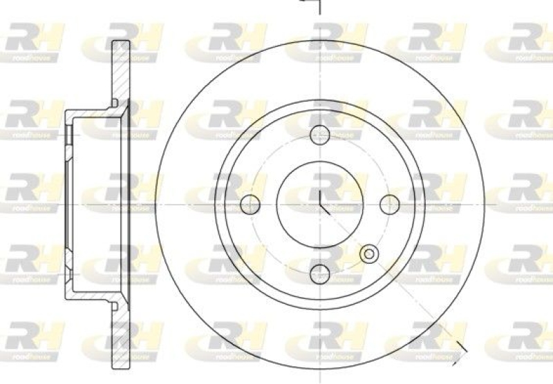 2x ROADHOUSE Bremsscheibe