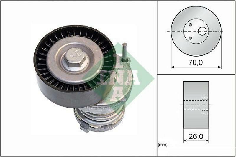 INA Tensioner Lever, v-ribbed belt