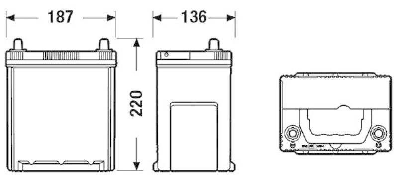 EXIDE Starterbatterie PREMIUM