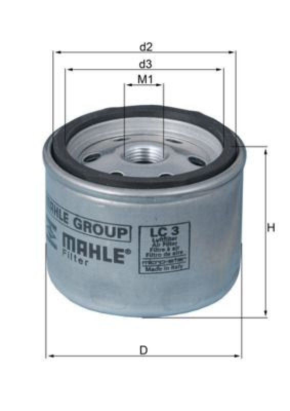 MAHLE Luftfilter, Turbolader