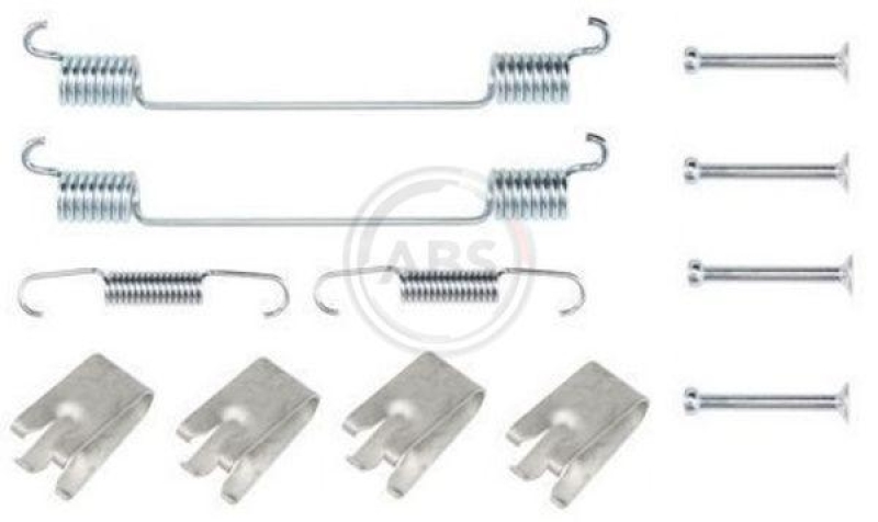 Zubeh&ouml;rsatz Bremsbacken Trommelbremse Montagesatz 0883Q