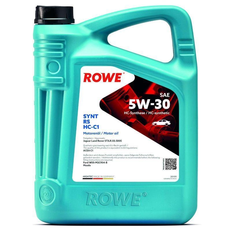 ROWE Motoröl 5L Liter HIGHTEC SYNT RS SAE 5W-30 HC-C1