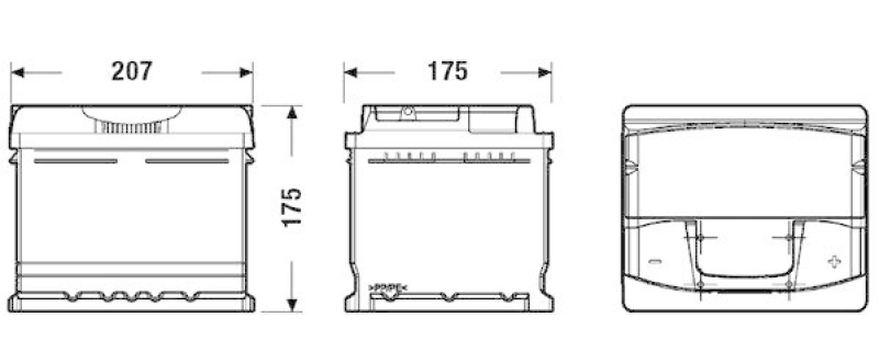 EXIDE Starterbatterie PREMIUM