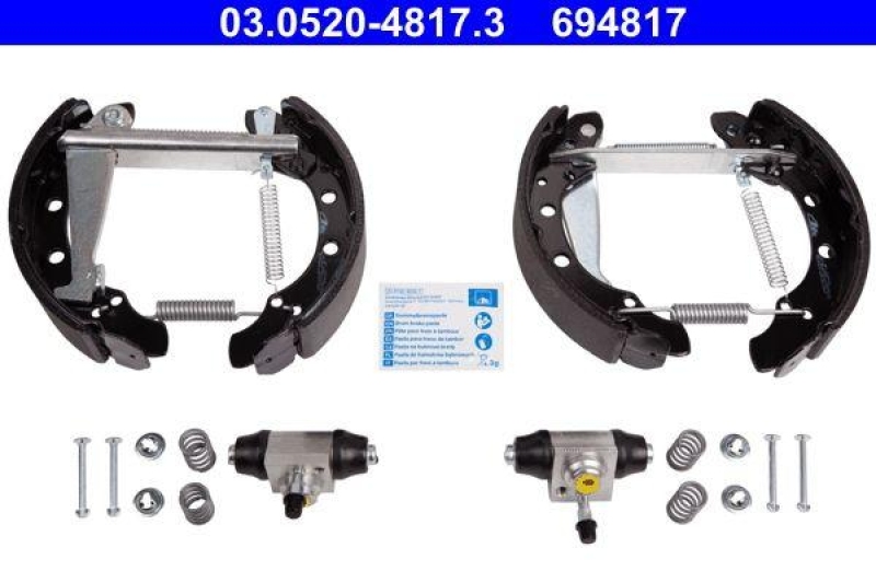ATE Brake Shoe Set Original ATE TopKit