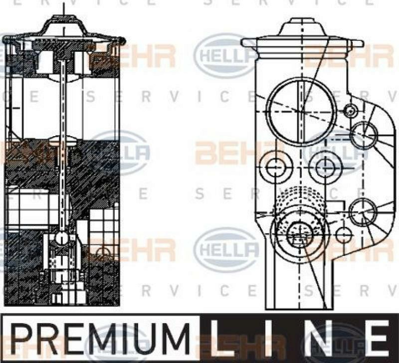 HELLA Expansionsventil, Klimaanlage BEHR HELLA SERVICE *** PREMIUM LINE ***