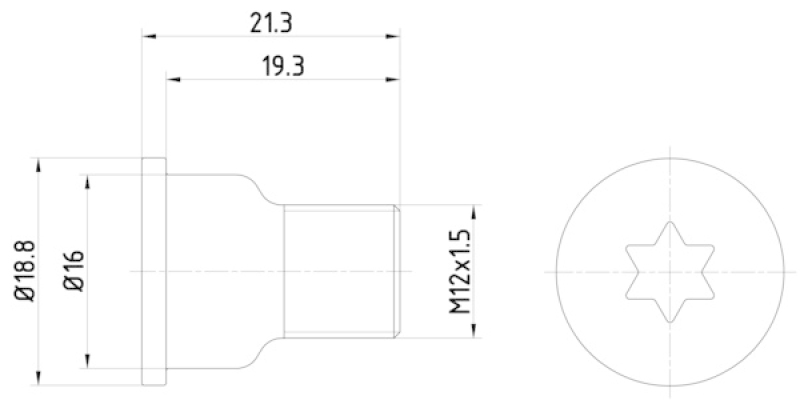 HELLA Bolt, brake disc