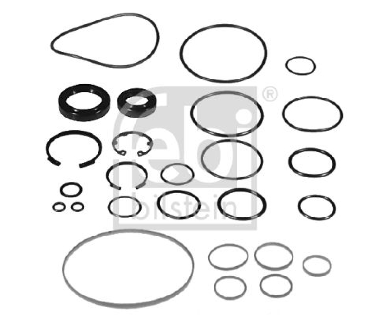 Febi Bilstein Dichtungssatz Lenkgetriebe passend für Mercedes SL R107 W1...