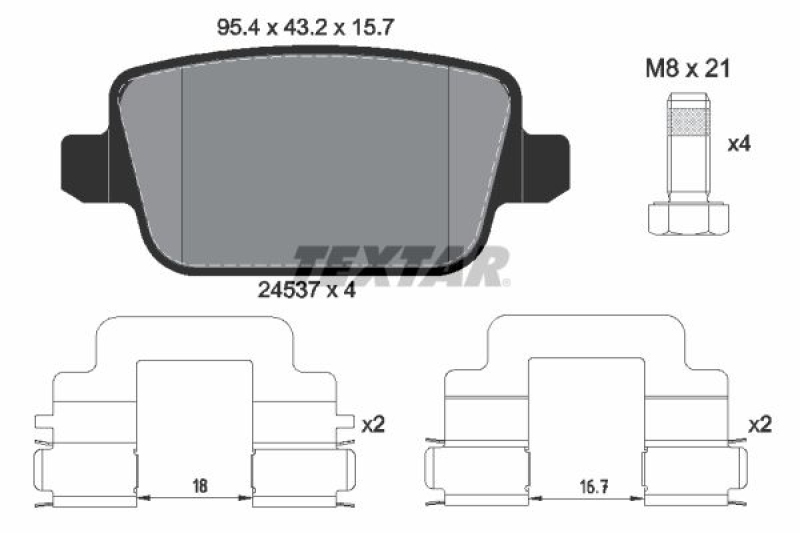 Textar Pro Bremsscheiben Ø300 Beläge vorne passend für FORD MONDEO 4 Turnier 2.0
