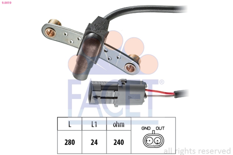 FACET Impulsgeber, Kurbelwelle Made in Italy - OE Equivalent