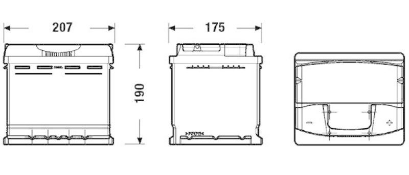 EXIDE Starterbatterie PREMIUM