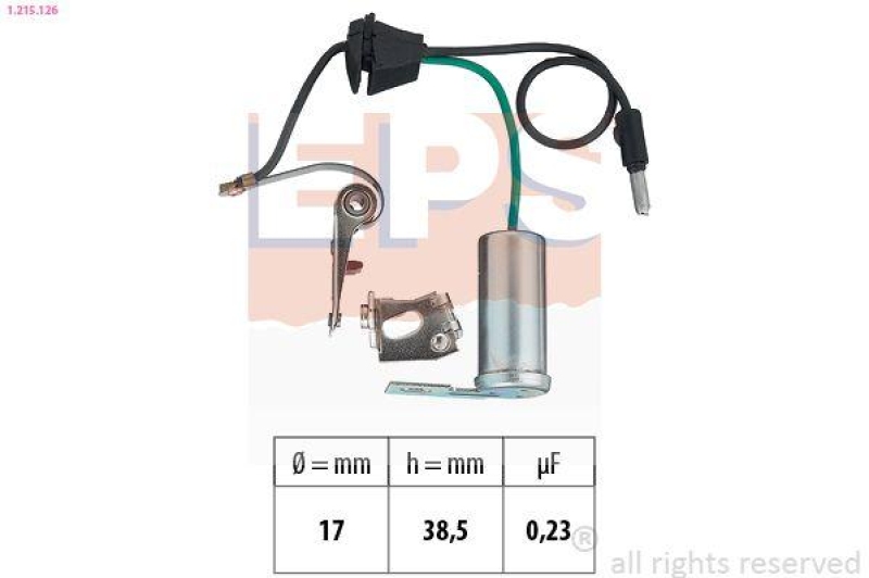 EPS Kontaktsatz, Zündverteiler Made in Italy - OE Equivalent
