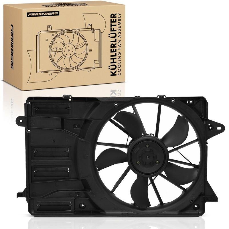 1x Frankberg Motorkühler Einfachlüfter mit Kühlerlüfterrahmen passend für Opel Insignia B Country Tourer Z18 1.5L 2.0L 5481FB0043440