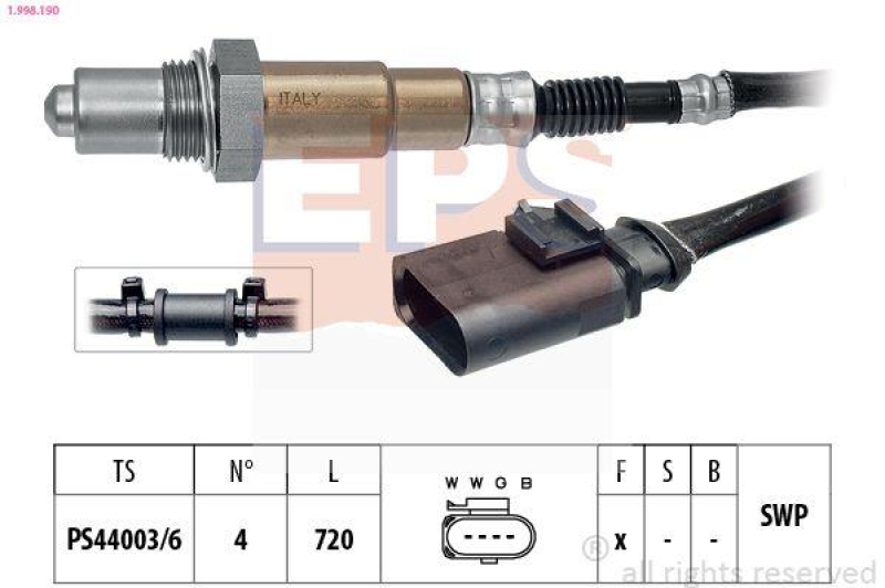 EPS Lambdasonde Made in Italy - OE Equivalent