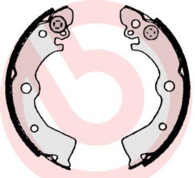 BREMBO Brake Shoe Set ESSENTIAL LINE