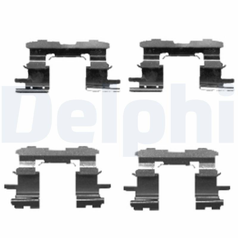 DELPHI Zubeh&ouml;rsatz, Scheibenbremsbelag LX0447
