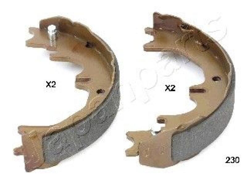 JAPANPARTS Brake Shoe Set, parking brake