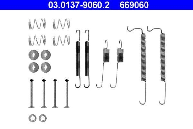 ATE Accessory Kit, brake shoes