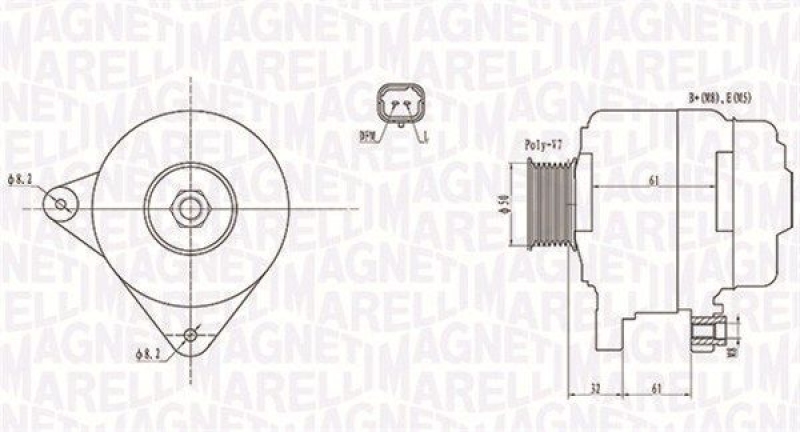 MAGNETI MARELLI Alternator