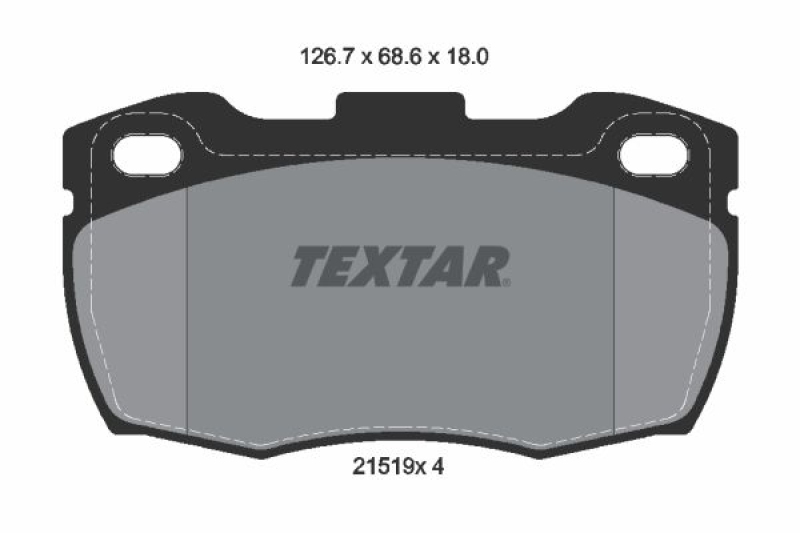 TEXTAR Bremsbelagsatz, Scheibenbremse Q+