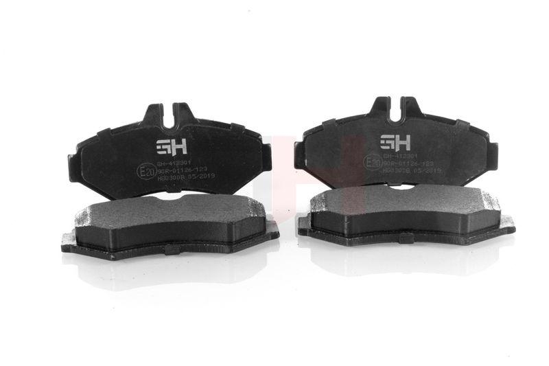 Bremsbel&auml;ge Bremsbelagsatz Hinten passend f&uuml;r Mercedes Sprinter B903 B901 B902 GH-412301