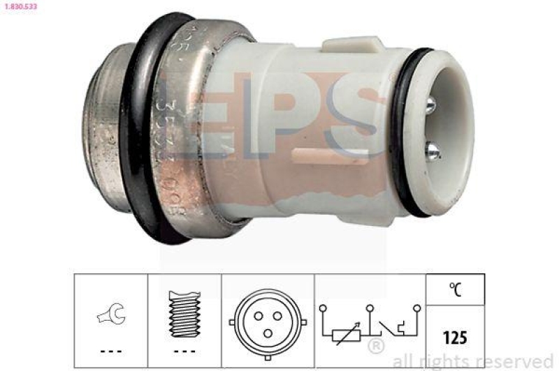 EPS Sensor, Kühlmitteltemperatur Made in Italy - OE Equivalent